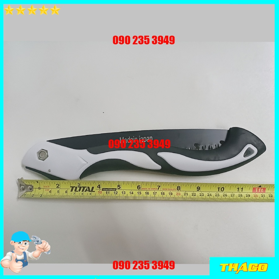 Cưa cầm tay gấp gọn Nhật Bản TOTAL iNGCO lưỡi thép SK5 siêu bén