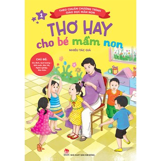 Bộ Sách _ Thơ hay cho bé mầm non ( 2 Quyển )