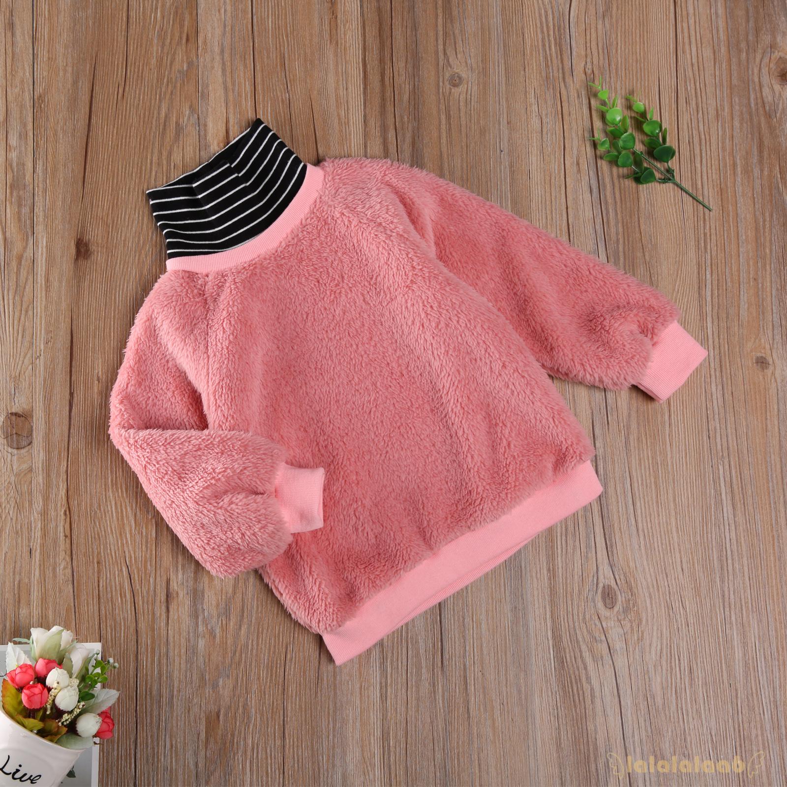 Áo Sweater Cổ Lọ Kẻ Sọc Thời Trang Cho Bé Laa6