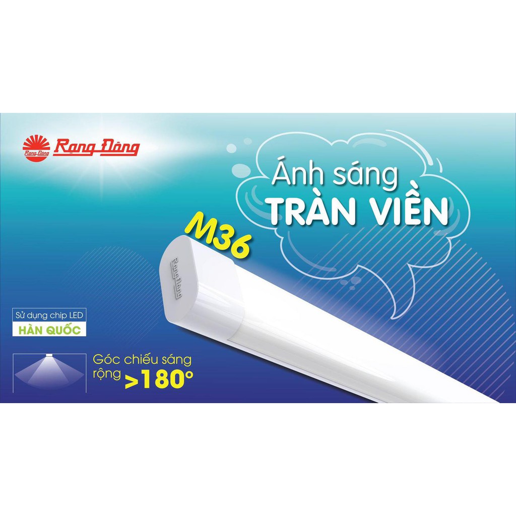 Đèn bán nguyệt LED 40W Rạng Đông- Bảo Hành 2 Năm - Model: BD M26L, M36L [CHÍNH HÃNG]