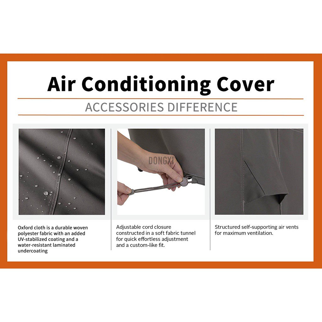 Classic Accessories Veranda Air Conditioner Cover, Square