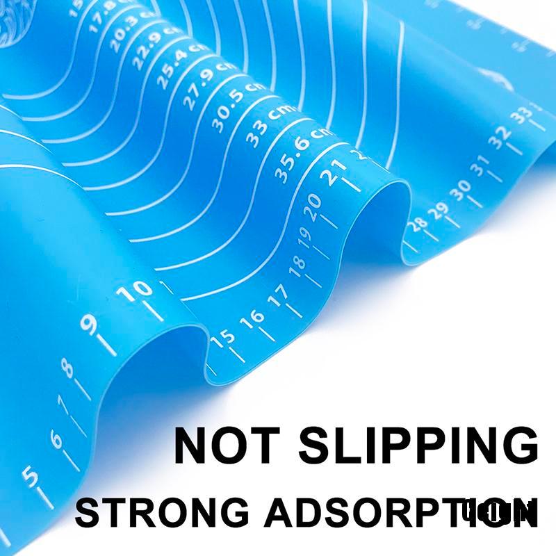Thảm Nhào Bột Làm Bánh Bằng Silicon Chống Dính Kích Thước 26 * 29Cm