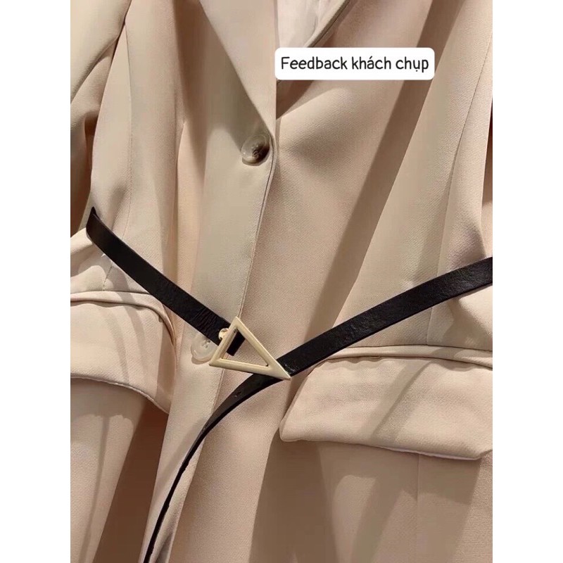 Áo khoác blazer nữ kèm 2 belt -  Áo khoác nữ Hàn Quốc  đẹp | BigBuy360 - bigbuy360.vn