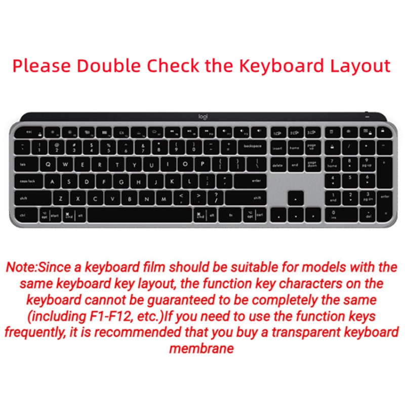 Vỏ Silicon Siêu Mỏng Bảo Vệ Bàn Phím Chống Bụi/Nước Cho Logitech MX