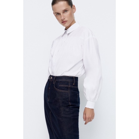 Áo sơ mi poplin ZARA AUTH SIZE M