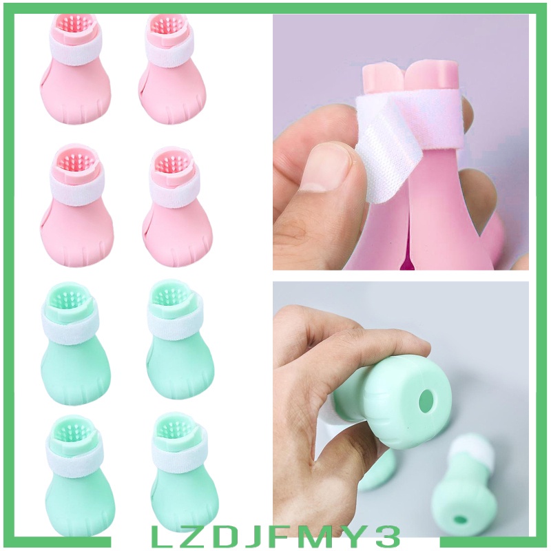 Bộ 4 Bọc Silicone Bảo Vệ Móng Cho Mèo Cào