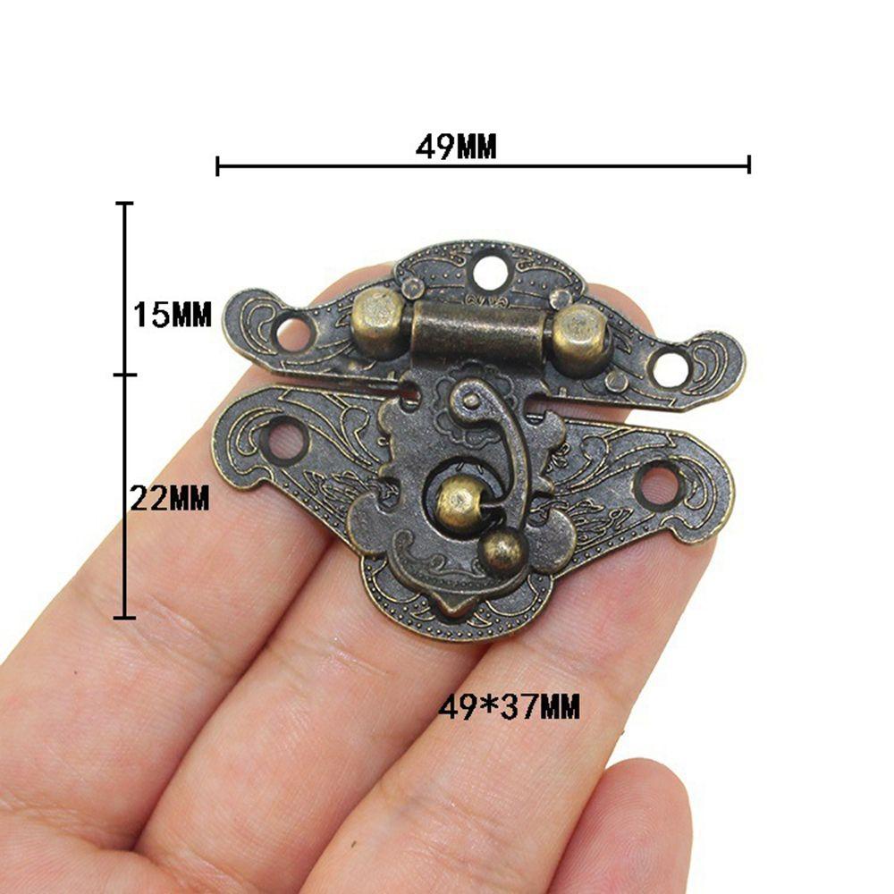 Khóa Vỏ Cứng Bằng Đồng Thau Kèm Ốc Vít Trang Trí Nhà Cửa
