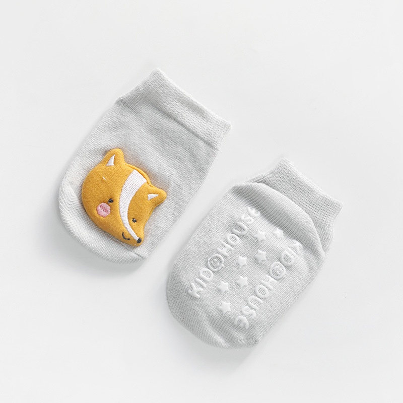 Vớ Cotton Chống Trượt Họa Tiết Hoạt Hình Cho Bé Sơ Sinh
