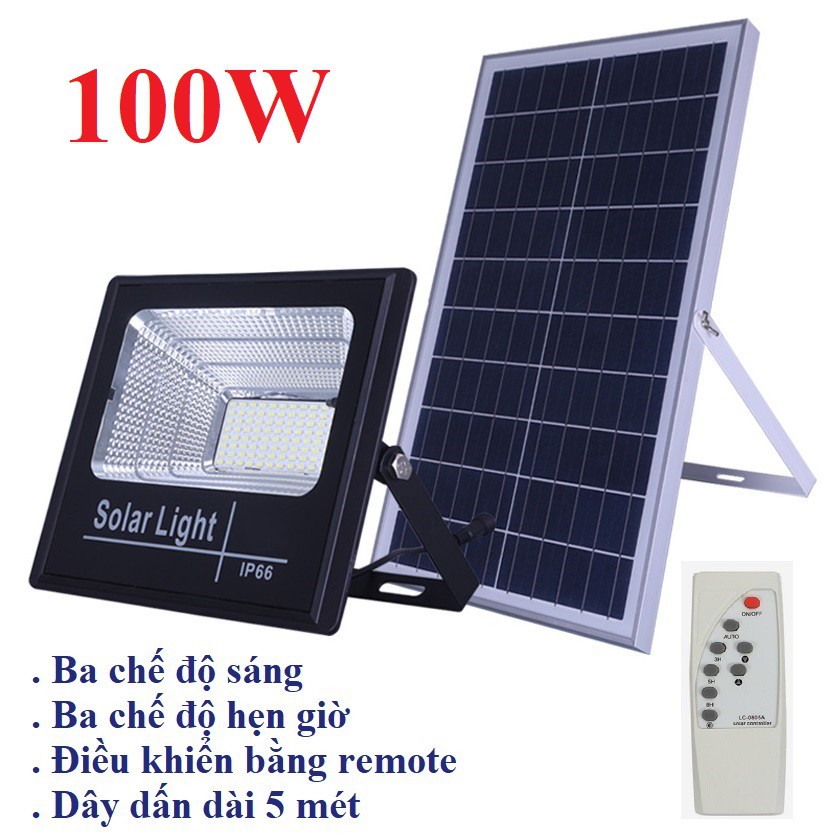 Đèn năng lượng mặt trời 100W