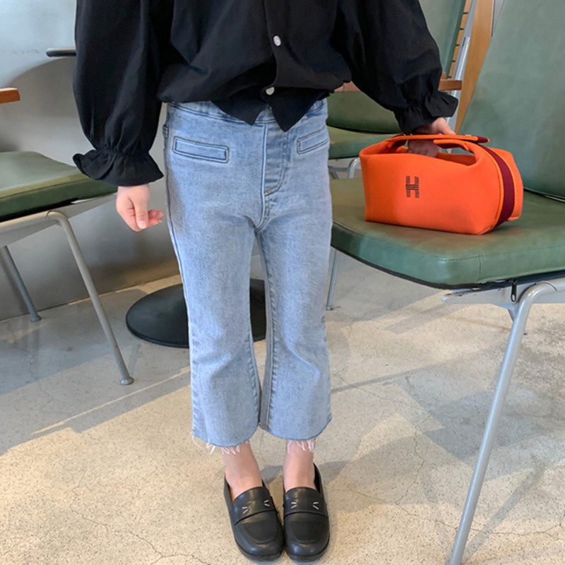 Quần Jean Co Giãn Màu Sắc Xinh Xắn Dễ Phối Đồ Cho Bé Gái Se7En