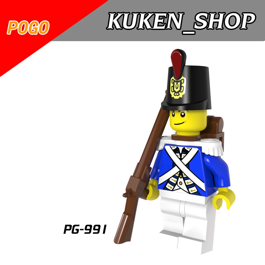 Minifigures Army Lính Cận Đại Lính Hoàng Gia PG991 PG992 PG993 PG994 PG995 PG996 PG997 PG998