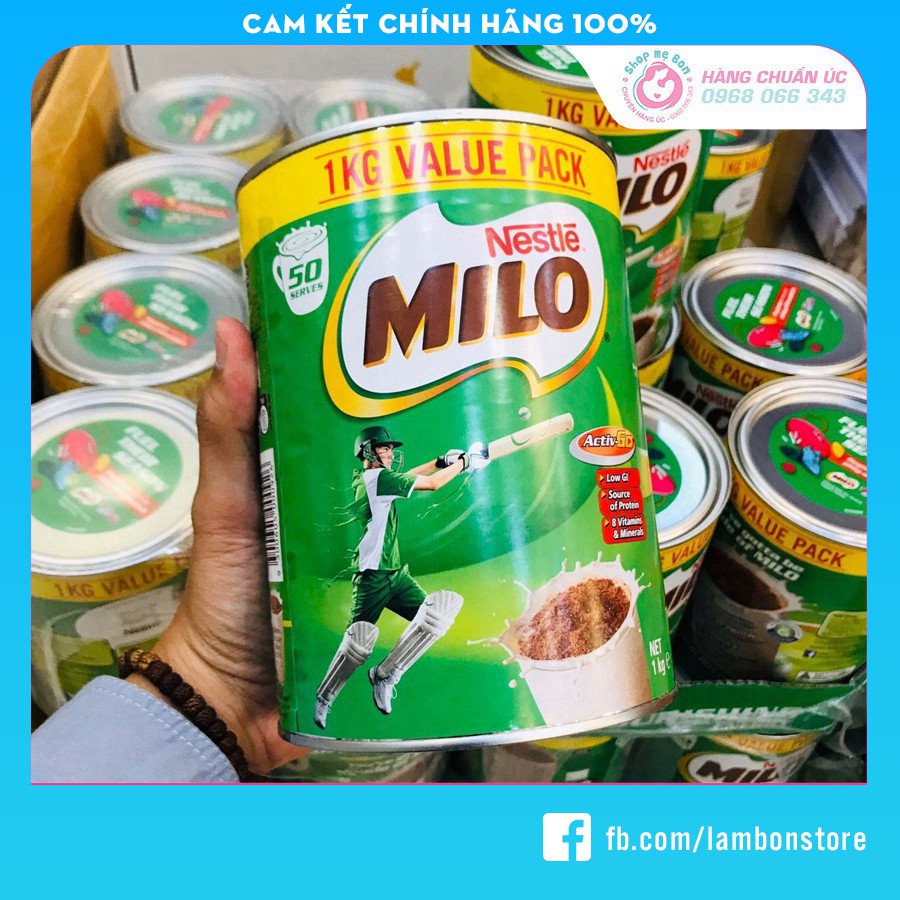 Milo Úc 1kg Chính Hãng