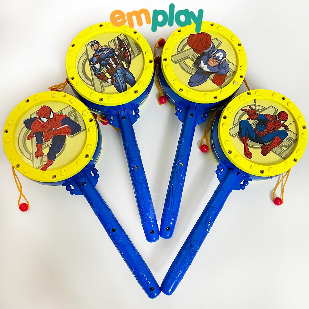 Đồ chơi trống lắc cao cấp Emplay cho bé vui chơi thỏa thích, đồ chơi giáo dục chất liệu nhựa ABS an toàn