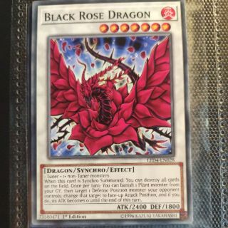 Thẻ bài yugioh: black rose dragon - led4-en028 - common