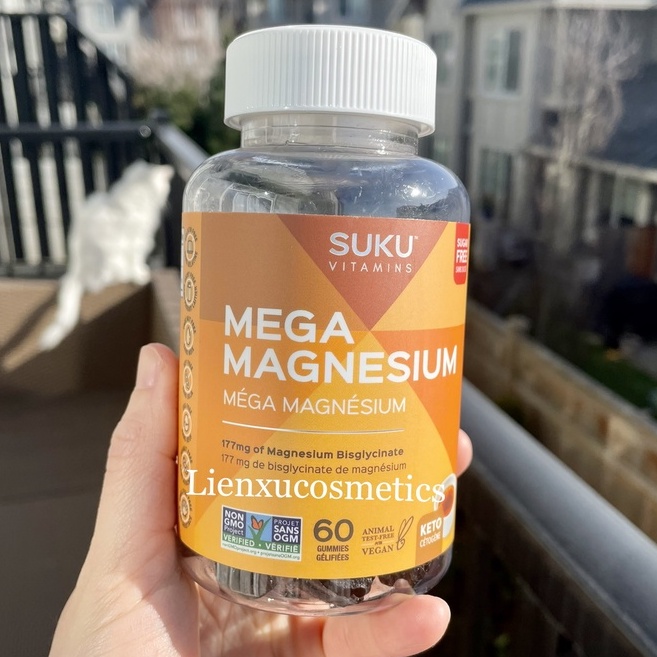 Bổ sung Magie Suku Mega Magnesium 60 viên; hsd 2024