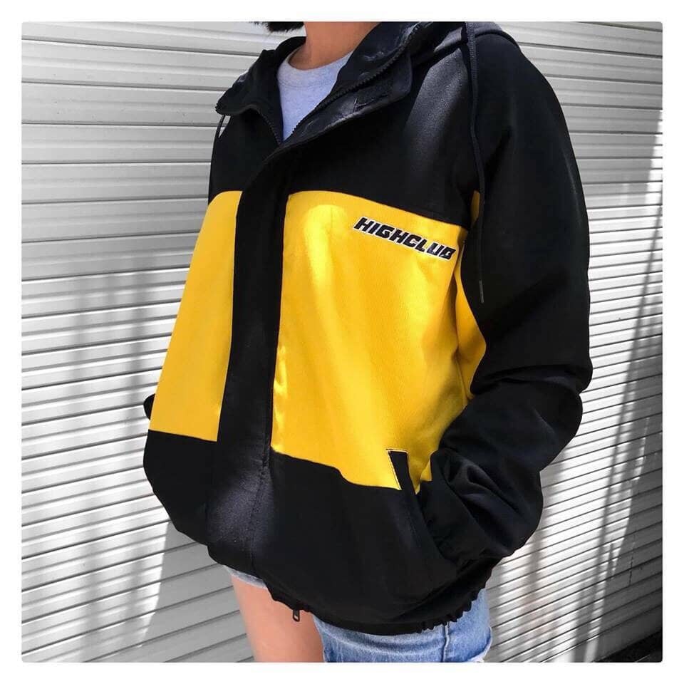 Áo Khoác JACKET HIGHCLUB VÀNG ĐEN YB UNISEX