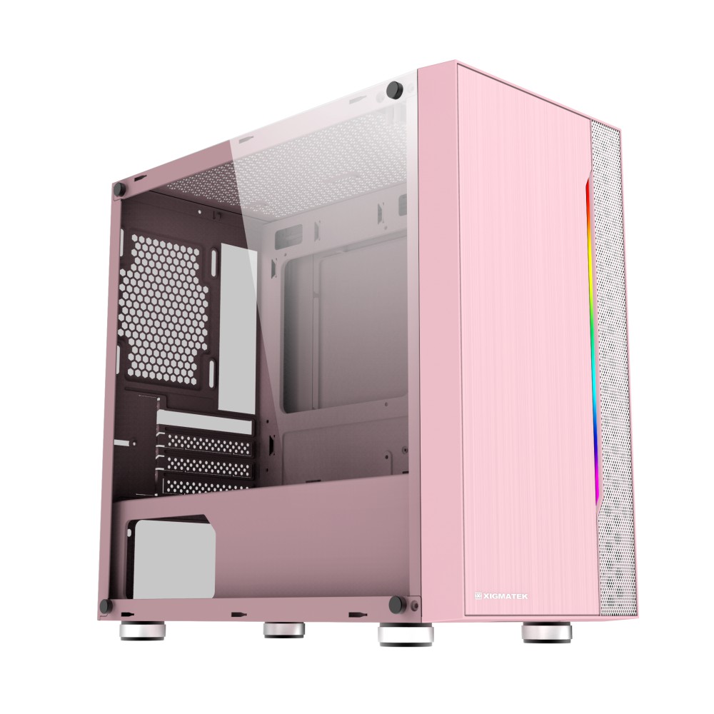 Vỏ máy tính XIGMATEK GEMINI QUEEN (EN43835) - PREMIUM M-ATX, RGB STRIP