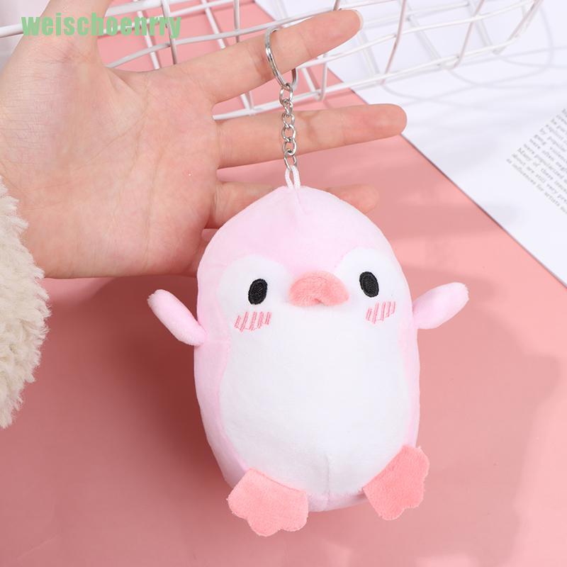 ♣Móc Khóa Chim Cánh Cụt Nhồi Bông 12CM Dễ Thương