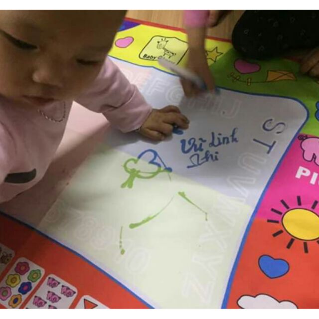 ThẢm vẽ bút ma thuật tự xóa( tặng vút vẽ )