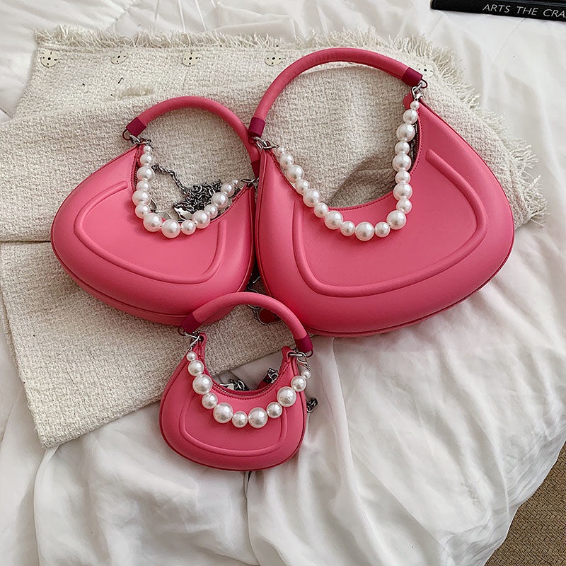 Túi Đeo Chéo Một Bên Vai Có 12 Màu Bán Nguyệt Thời Trang Mùa Xuân 2022