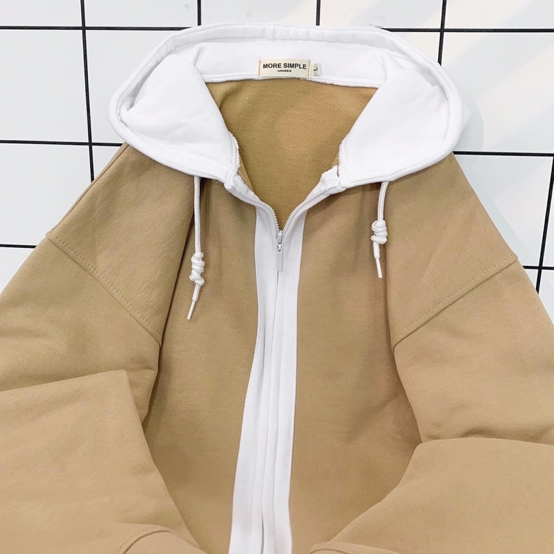 Áo Khoác Hoodie Zip ZET Form Rộng Unisex Oversize Vải Nỉ Bông Dày - Yowol SG