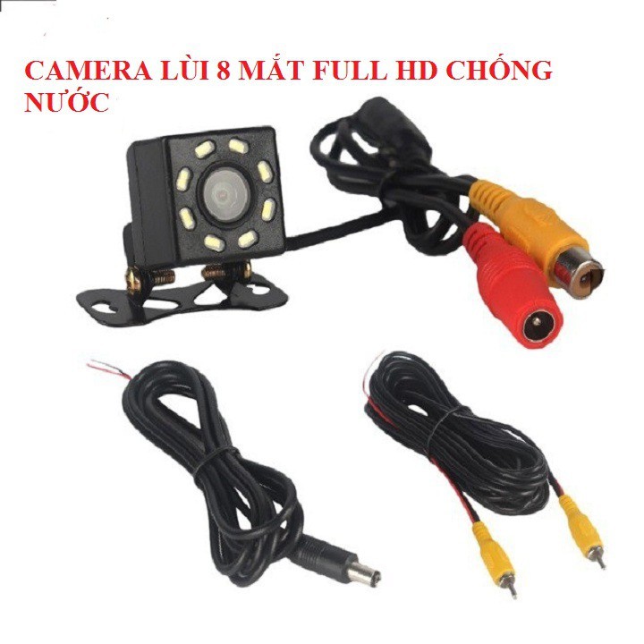 Camera lùi 8 đèn led hồng ngoại