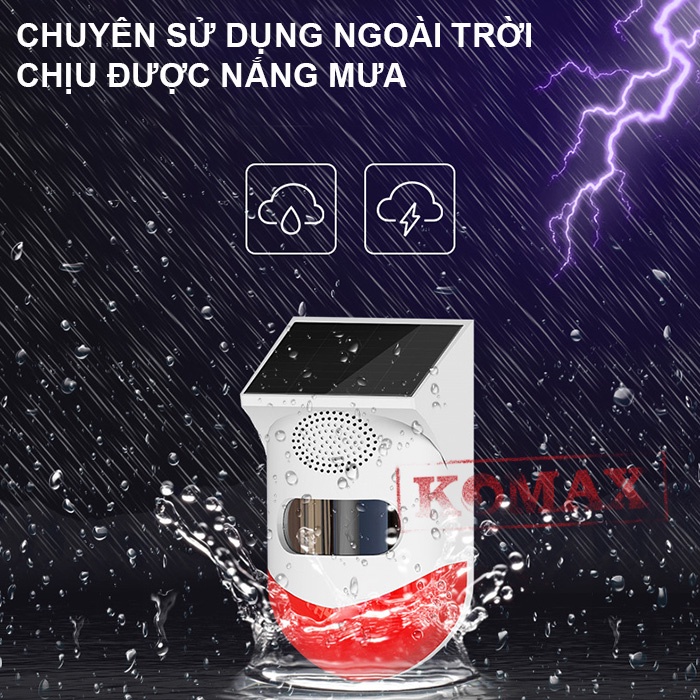 Chống trộm hồng ngoại năng lượng mặt trời KM-X20