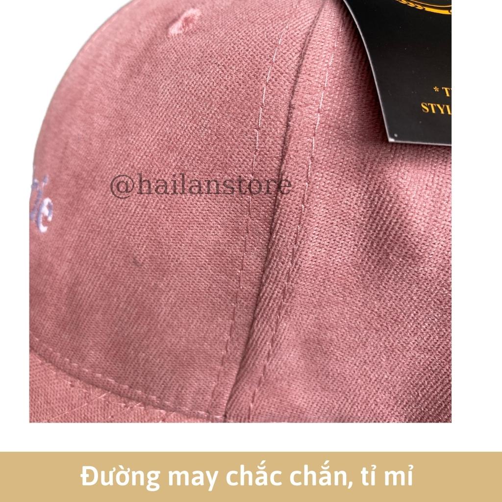 Mũ lưỡi trai ❤️ Nón kết thêu chữ Memori nam, nữ Unisex phong cách Ulzzang