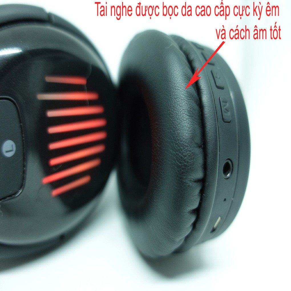 Tai nghe bluetooth chụp tai, headphone gaming không dây EARLDOM ETBH-42 âm bass ấn tượng chống ồn tốt đèn led cảm ứng