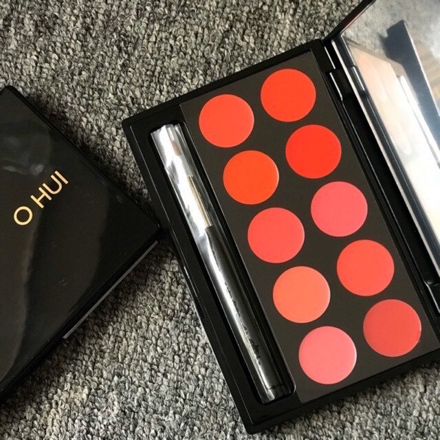 Bảng son Ohui tone cam tươi mới