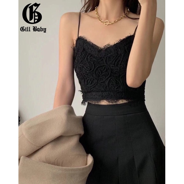 Áo bra ren áo ngực bralette 2 dây kèm mút sexy quyến rũ-YURI