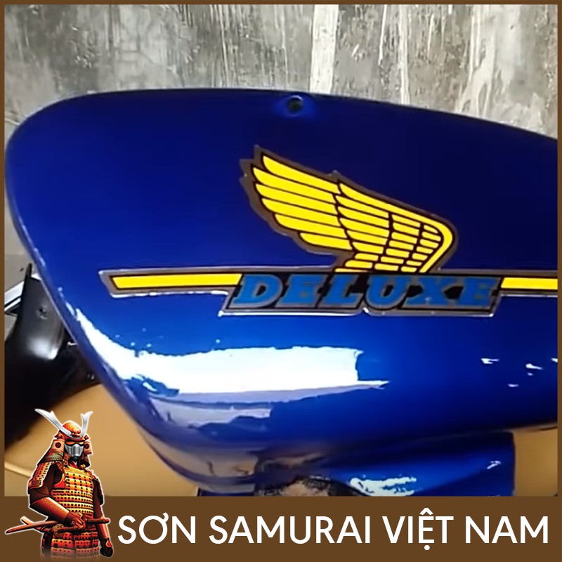 Chai sơn Samurai màu xanh dương H195M - Sơn xịt samurai màu xanh dương