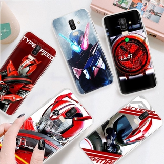 Ốp Điện Thoại Trong Suốt In Hình Kamen Rider Tb45 Cho Samsung Galaxy J8 Plus J6 Prime J7 Duo Pro