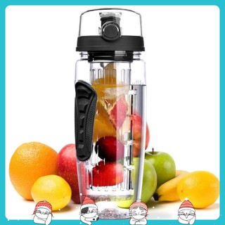 Bình nước thể thao cao cấp, bình nước Detox có ngăn chứa hoa quả, chống rò rỉ, không chứa BPA, an toàn cho sức khỏe