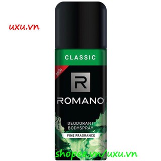 Xịt Khử Mùi Nam 150Ml Romano Classic, Với uxu.vn Tất Cả Là Chính Hãng.