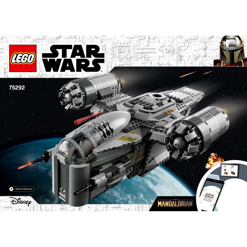 Lego Star Wars 75292 - The Razor Crest - Bộ xếp hình Lego Phi thuyền Razor Crest