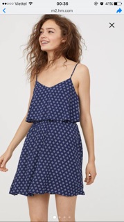 Váy hai dây nữ HM authentic 100%
