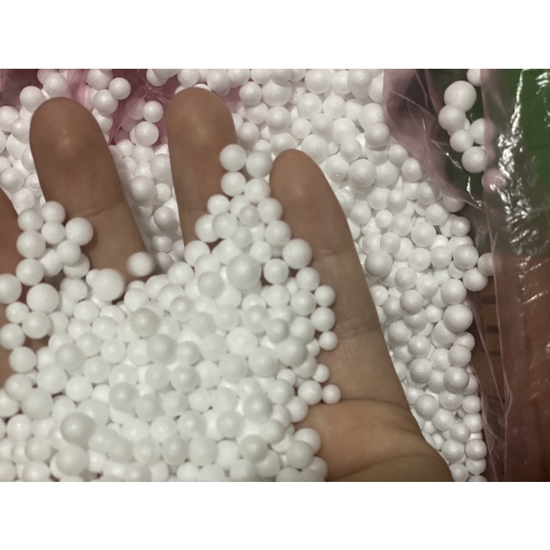Hạt xốp trắng trang trí hộp quà, làm tuyết, hoặc cho vào gối lười | BigBuy360 - bigbuy360.vn