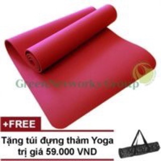 Thảm tập yoga âu lạc việt nam tặng kèm túi đựng cao cấp