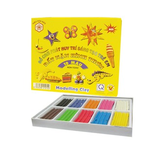 Đất Sét Nặn Hình Thơm 10 Màu HADA Tặng Kèm Bộ Khuôn Nặn Hình