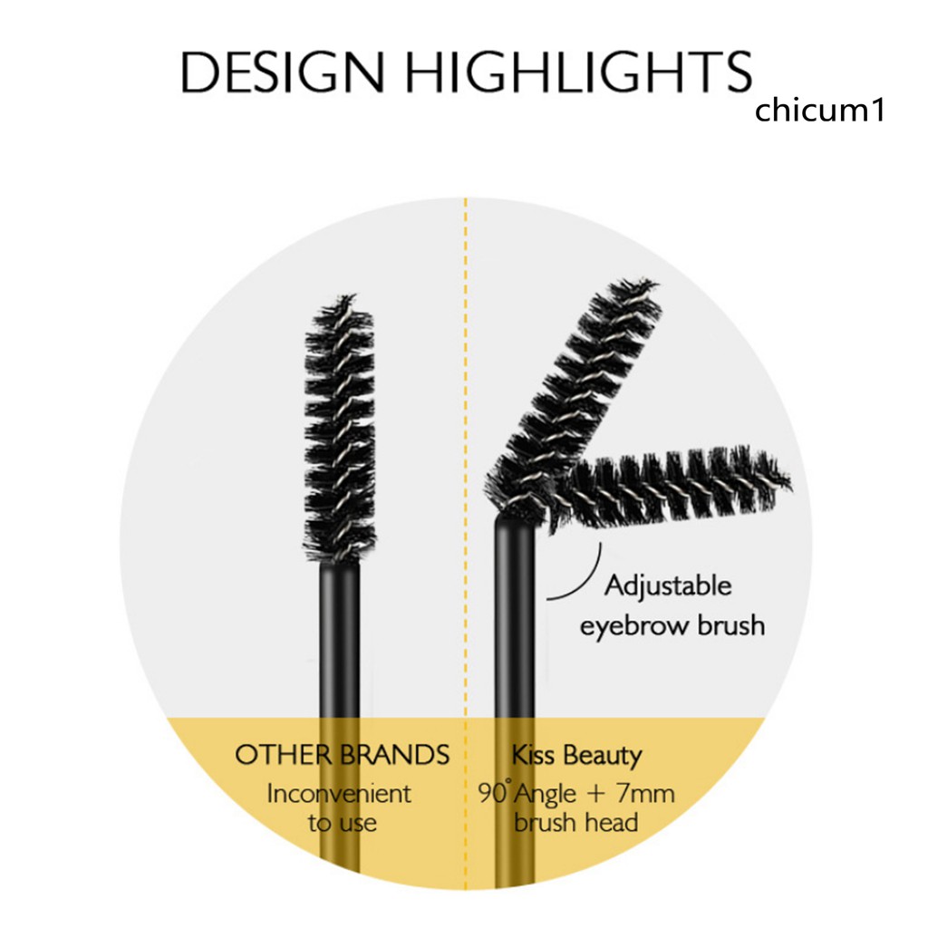 [Hàng mới về] Gel tạo kiểu lông mày kèm cọ chuốt tiện dụng