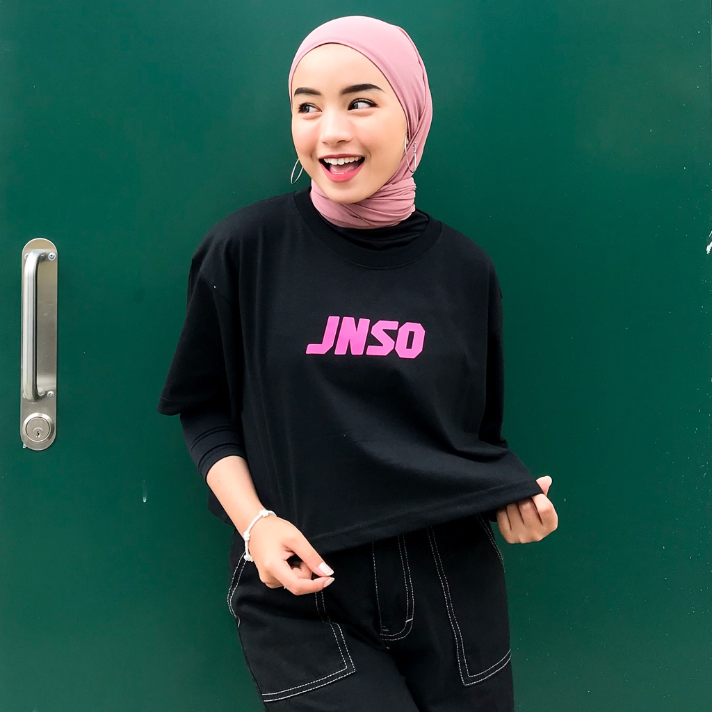 Jiniso Crop Top JNSO Áo Thun Oversize Tee | Áo Thun