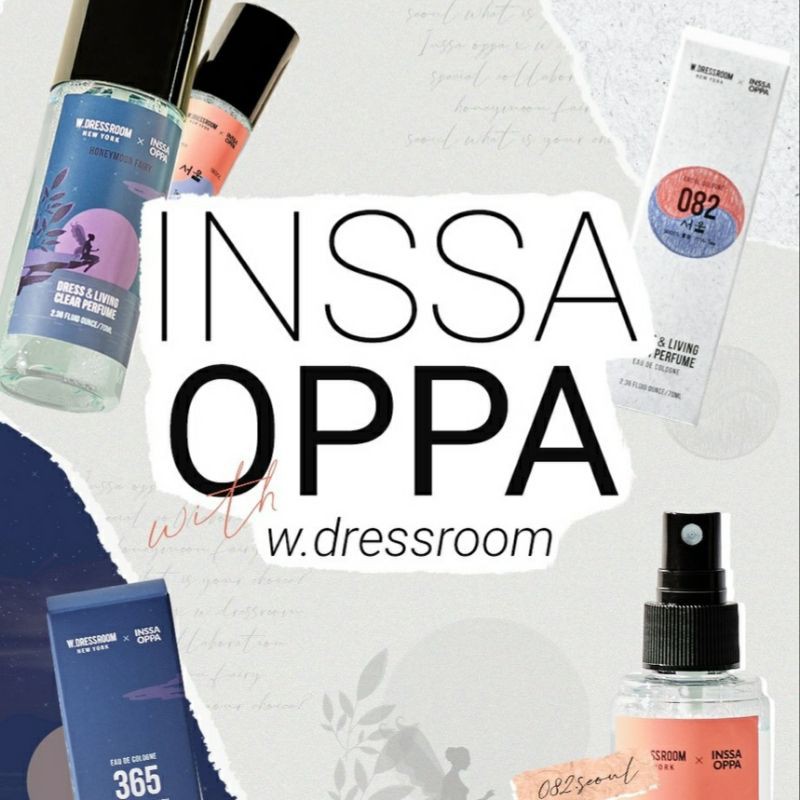 [HOT🔥] Nước hoa xịt thơm W.DRESSROOM bản đặc biệt limited edition W.DRESSROOM × INSSA OPPA Kookheon & Yongbin 70ml