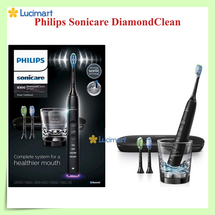 Bàn chải điện Philips Sonicare 9300 DiamondClean Smart [Hàng Mỹ]