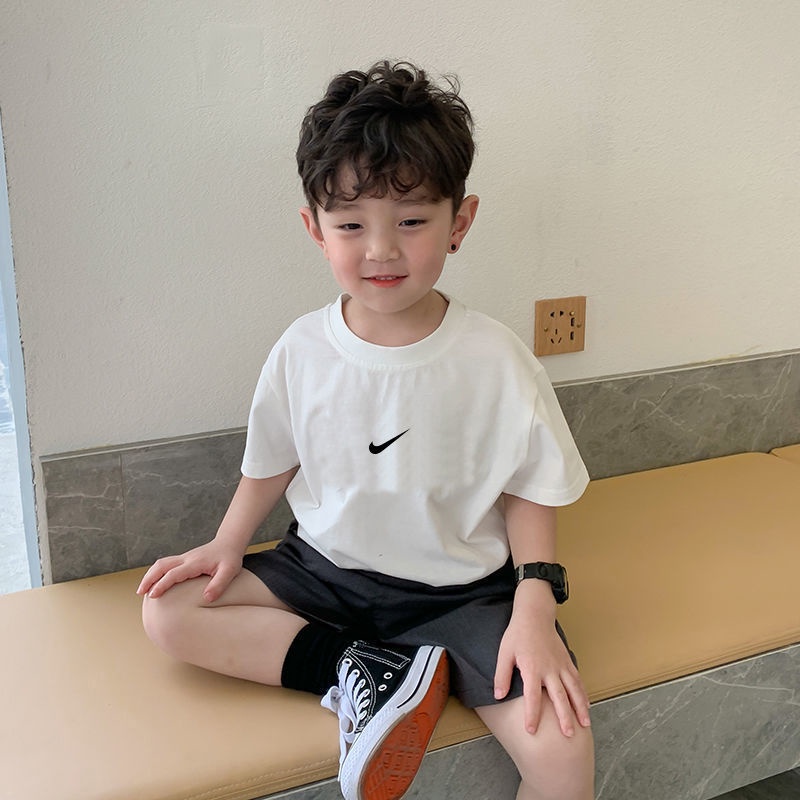 Áo Thun Ngắn Tay Mùa Hè Phong Cách Mới 2022 Cho Bé Trai Bé Gái