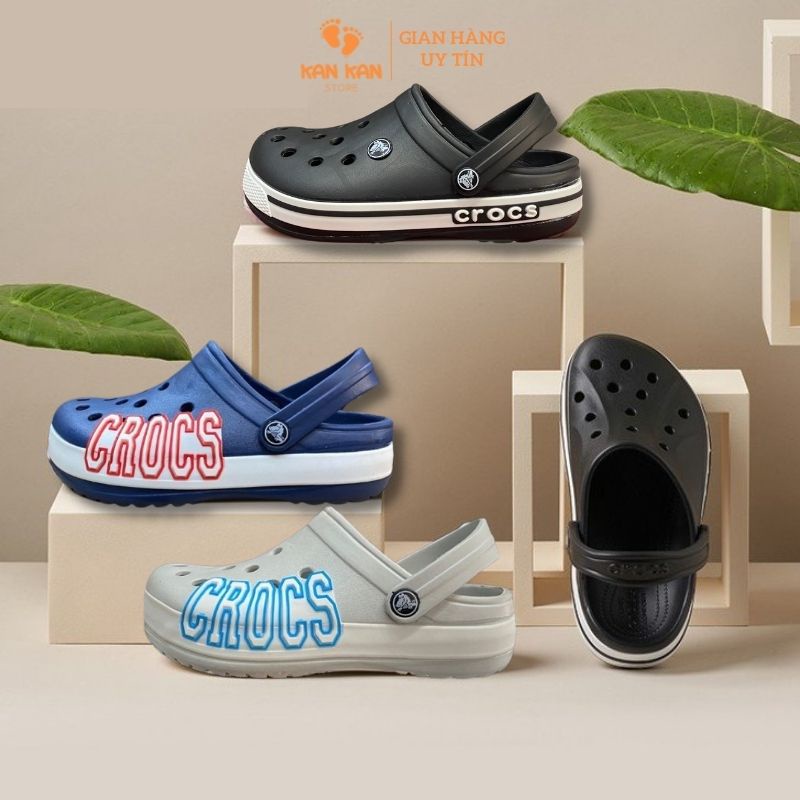 Dép Cross Cho Bé KA075 Sục Bé Trai Bé Gái Trẻ Em Crocs Tặng Sticker KanKanStore