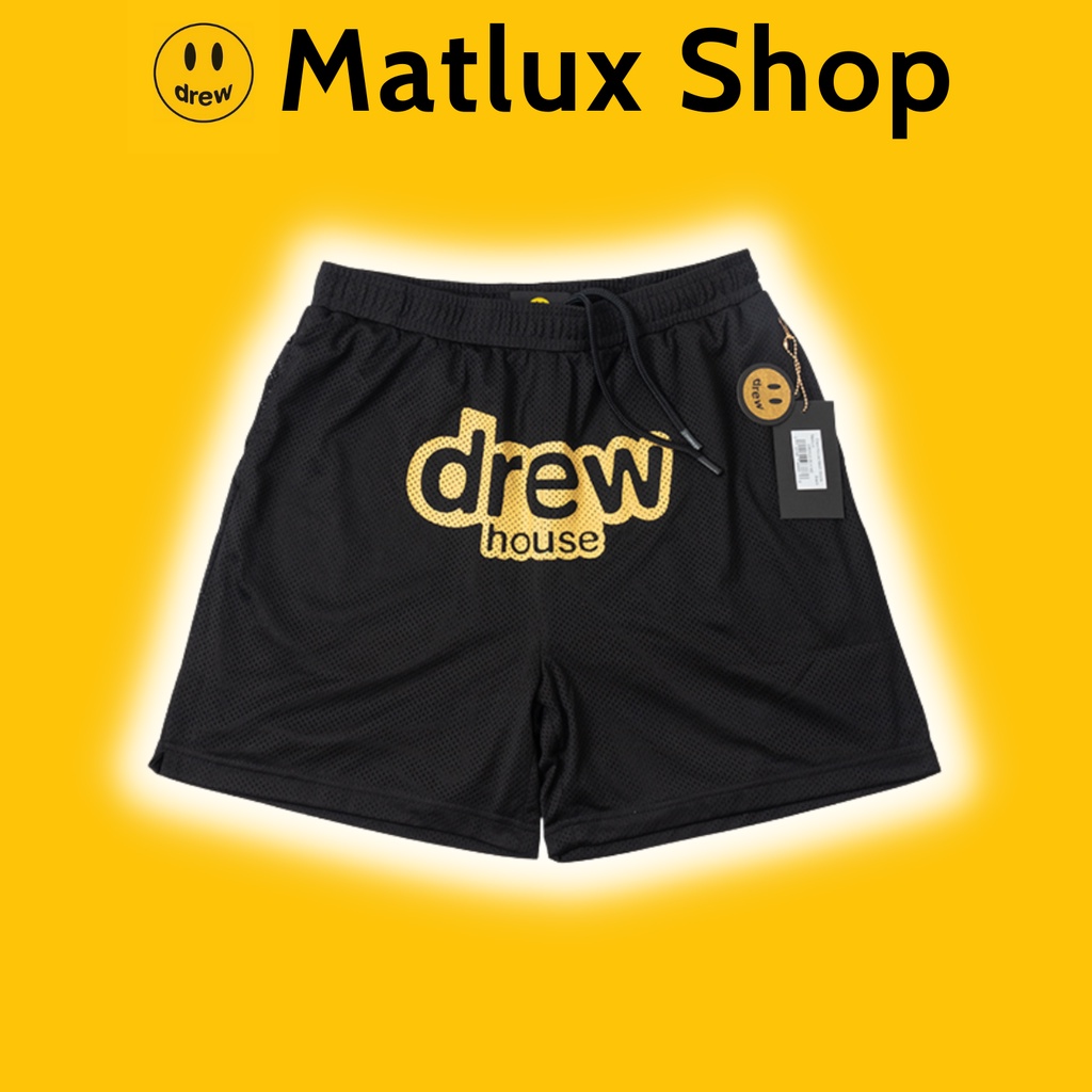 [MÃ MATLAB GIẢM 10K] Quần short DREW House chất liệu vải Mesh cao cấp Matlux, Quần đùi DREW Justin B
