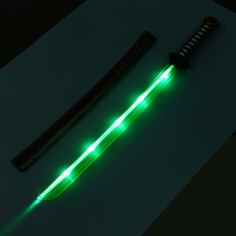 Kiếm phát sáng, kiếm Nhật Katana dài 68cm, có vỏ + đèn+ âm thanh