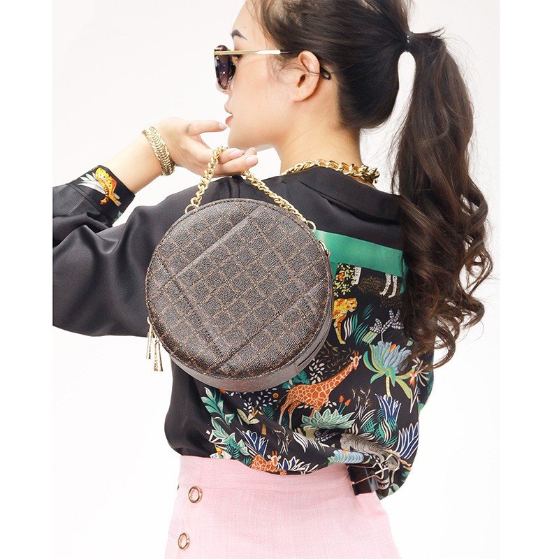 Áo sơ mi cổ đức cài cúc in họa tiết lưng Emspo SML2547