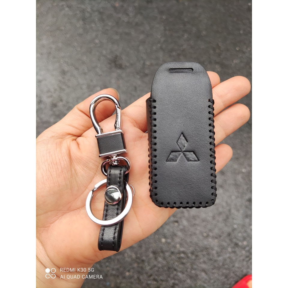 Bao Da Chìa Khóa Xpander, Outlander, attrage đen chỉ đỏ R002